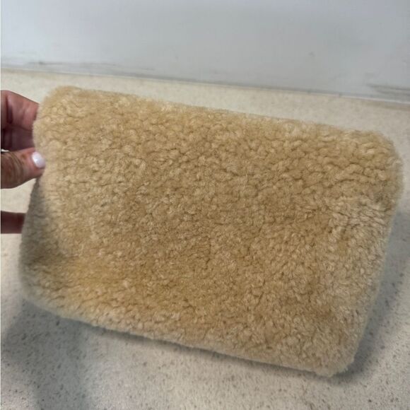 Saint Laurent Small Shearling Pouch Clutch NWT - Picture 6 of 10